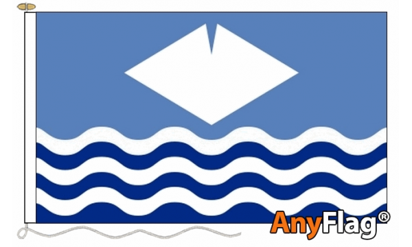 Isle of Wight New (Waves) Custom Printed AnyFlag®